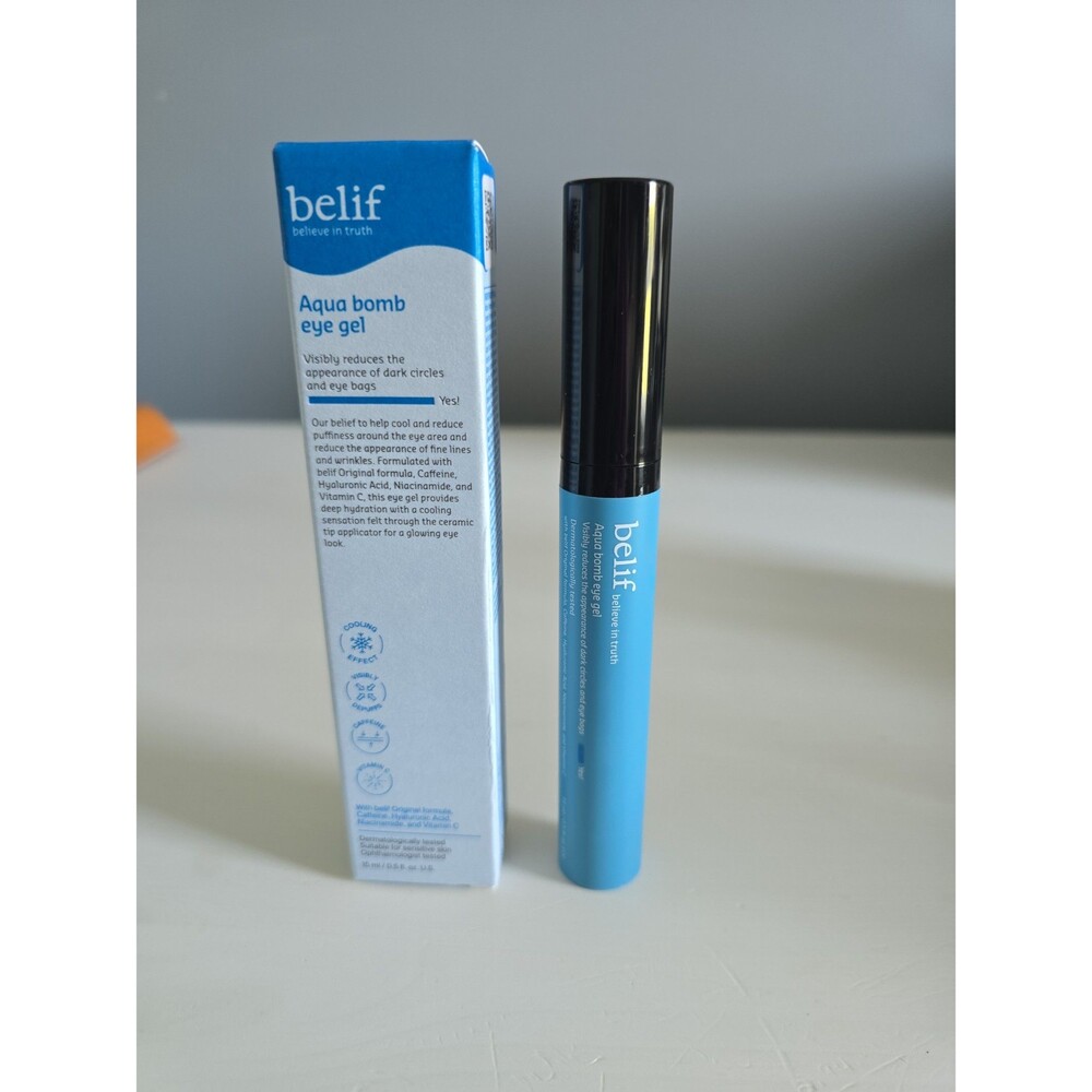 Belif Aqua Bomb Depuffing Eye Gel Full Size NEW